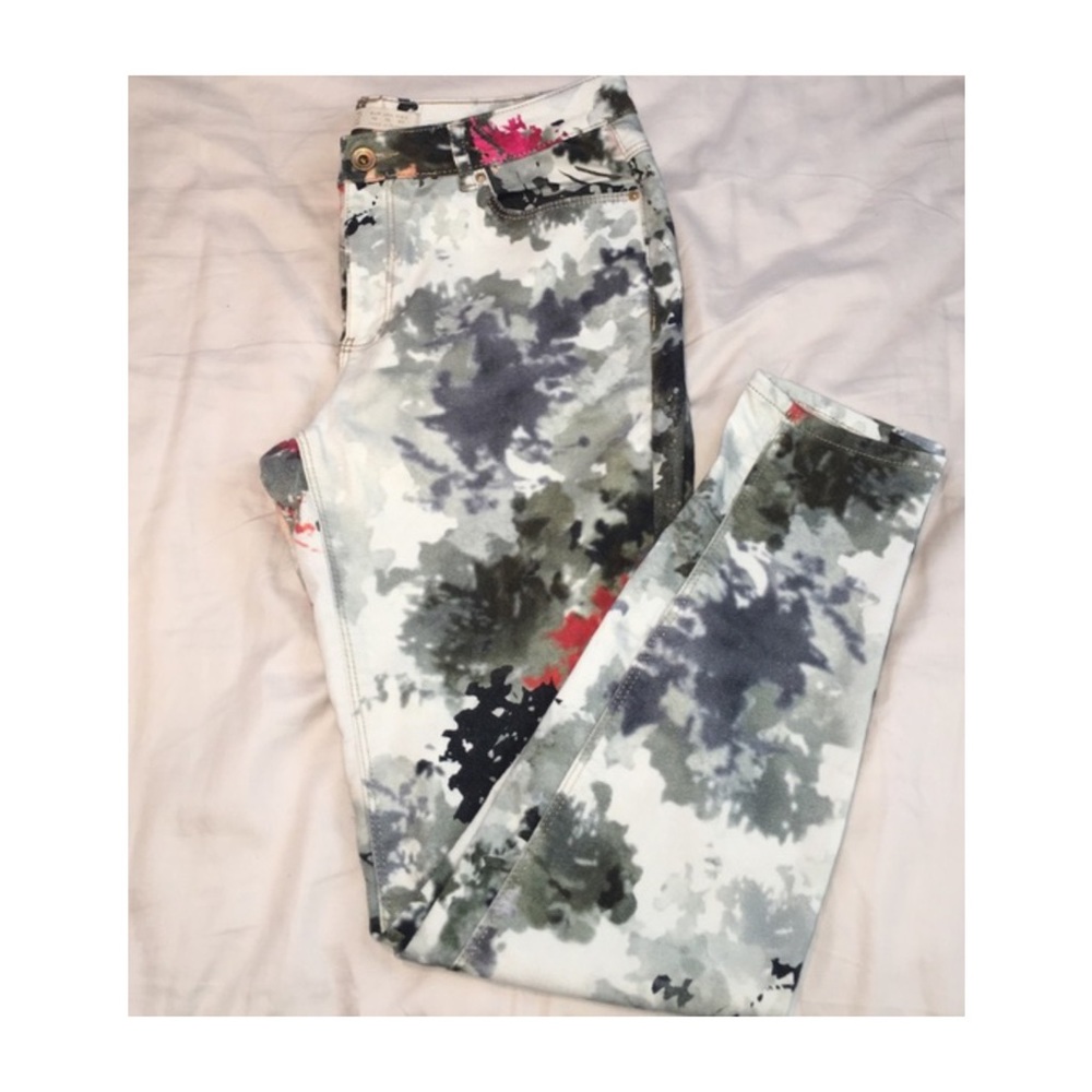 ZARA PRINT JEAN